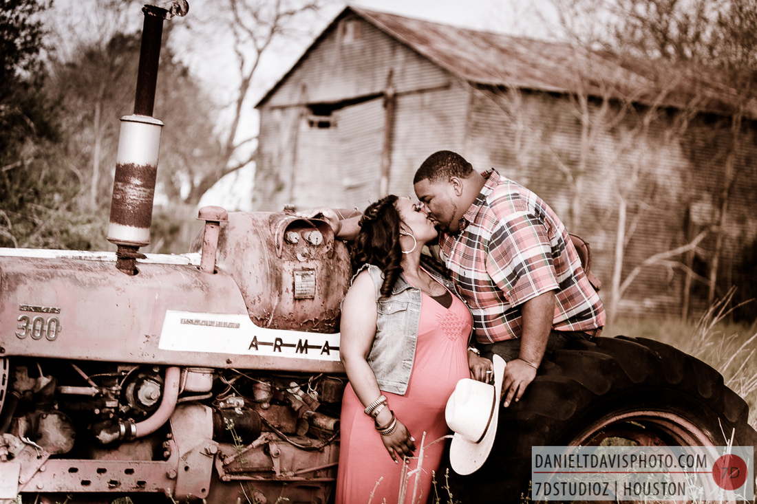 houston country engagement photos