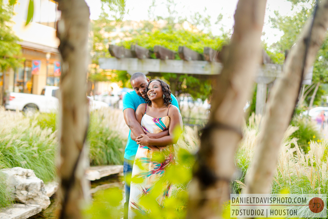 the woodlands engagement photos