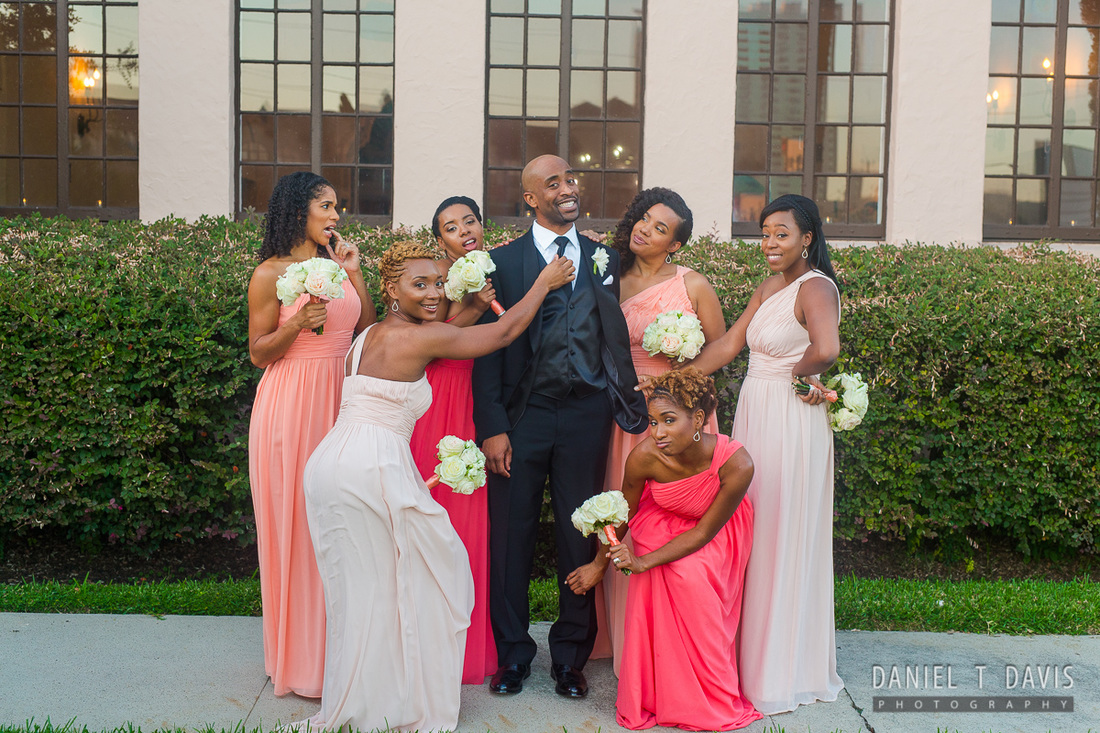 Coral and Rose Pink Wedding in Houston