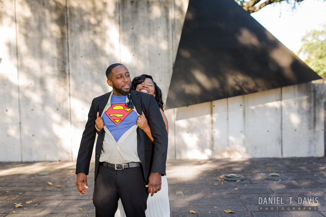 Superman Theme Engagement Photos