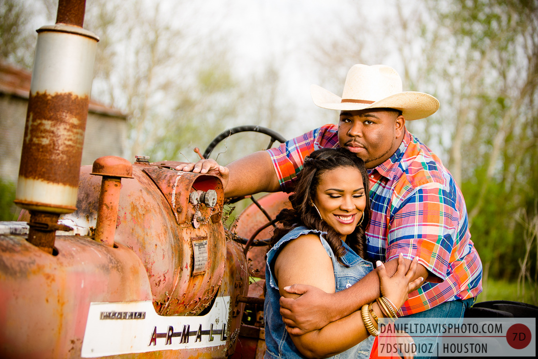 houston country engagement photos