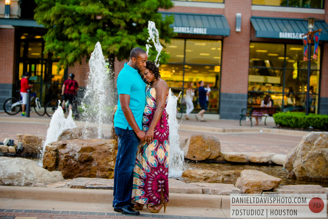 the woodlands mall engagement photos