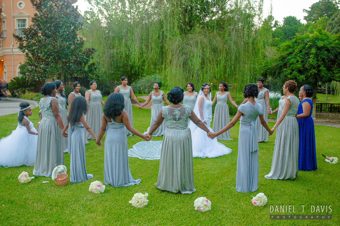 Large Bridal Party Photo Ideas